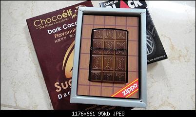 Click image for larger version. 

Name:	Zippo Chocolate Lighter made in th.2001 $ (2).jpg 
Views:	4 
Size:	95,3 KB 
ID:	11477
