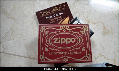 Click image for larger version. 

Name:	Zippo Chocolate Lighter made in th.2001 $ (1).jpg 
Views:	3 
Size:	96,7 KB 
ID:	11476